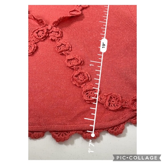 Jones  Wear Jeans Embroidered   Cardigan One Button Size XL - Picture 3 of 9